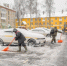В Сергиево-Посадском округе проводится комплексная уборка дворов после сильного снегопада - Администрация Сергиево-Посадского района