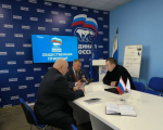 Сегодня в местном отделении партии «Единая Россия» состоялся прием, который провели Андрей Эдуардович Яковлев — член Ассоциации ветеранов СВО, полковник в отставке, участник контртеррористической операции в Чеченской Республике, участник программы «Герои Подмосковья», руководитель программы патриотического воспитания молодежи в округе, а также руководитель Ассоциации ветеранов СВО Сергиево-Посадского городского округа Александр Анатольевич Волков